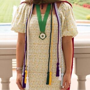 English Factory Flroal Puff Sleeve Mini Dress - size small